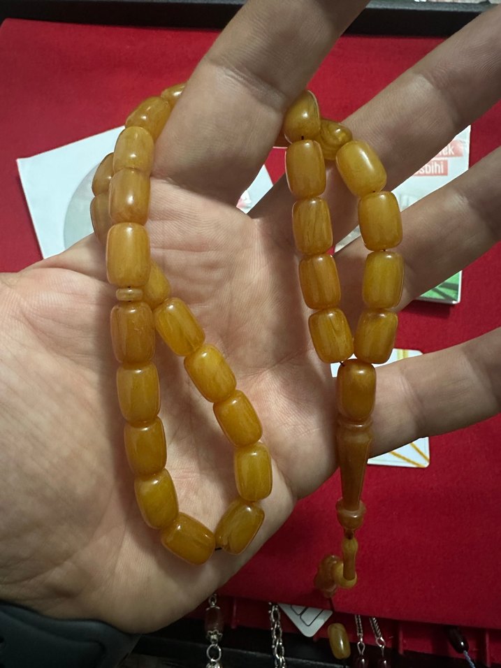 Klasik Camel Rengi Erkek Tesbihi - Görsel 3