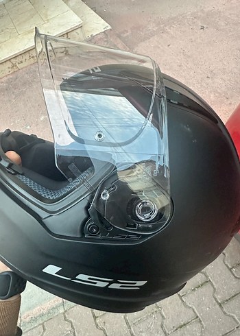 LS2 Siyah Biker Kask XL - Görsel 5