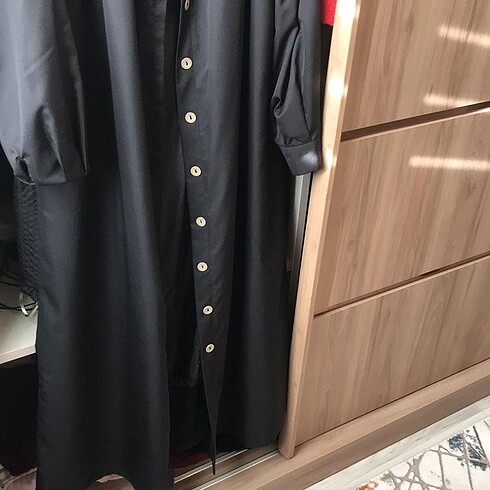 36 Beden siyah Renk Trençkot