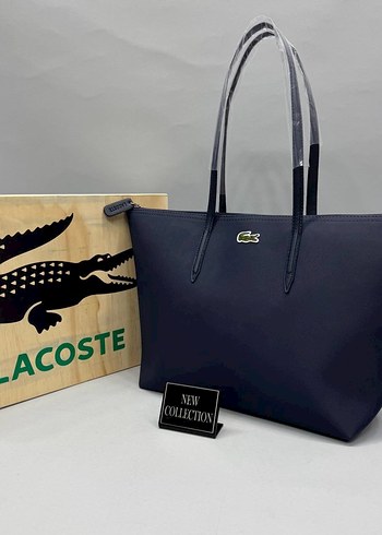 Diğer Lacoste Siyah Minimalist Deri Kadın Çanta