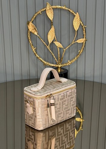 Kahverengi Deri Bohem Zincir Detaylı Çanta - Görsel 7