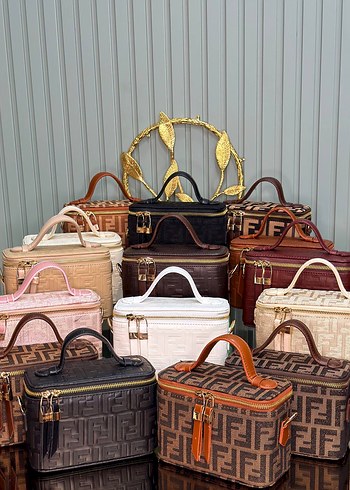 Kahverengi Deri Bohem Zincir Detaylı Çanta - Görsel 15