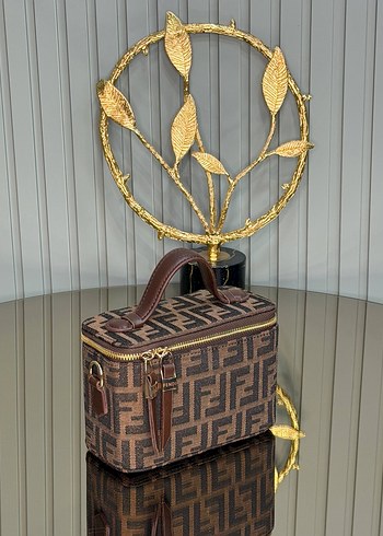 Kahverengi Deri Bohem Zincir Detaylı Çanta - Görsel 10