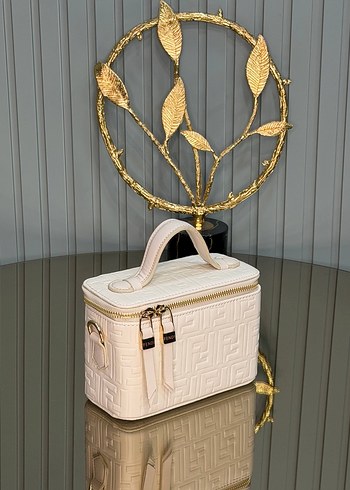 Kahverengi Deri Bohem Zincir Detaylı Çanta - Görsel 14