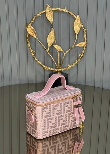 Kahverengi Deri Bohem Zincir Detaylı Çanta - Görsel 6