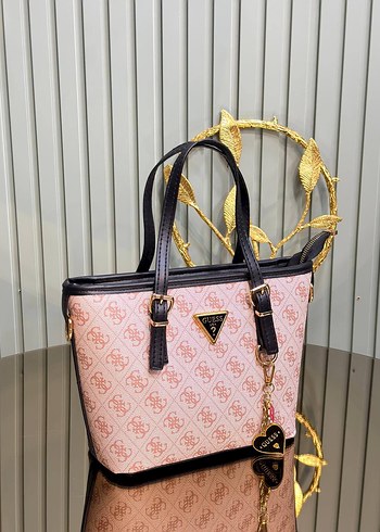 Kahverengi Desenli Guess Kadın Omuz Çantası - Görsel 8