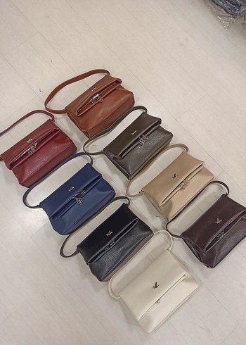 Bordo Deri Kadın Çanta - Görsel 7