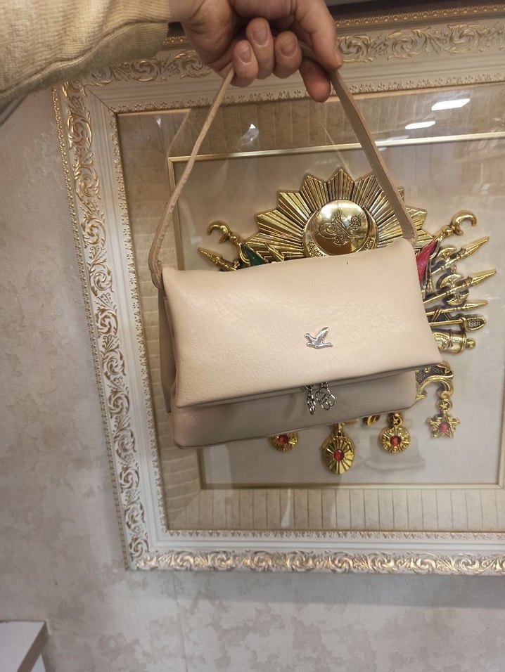 Bordo Deri Kadın Çanta - Görsel 3