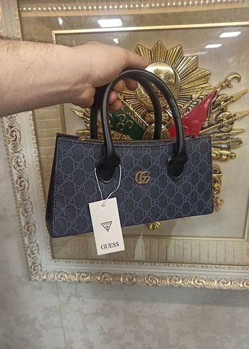 Siyah Deri Gucci Kadın Çanta - Görsel 4