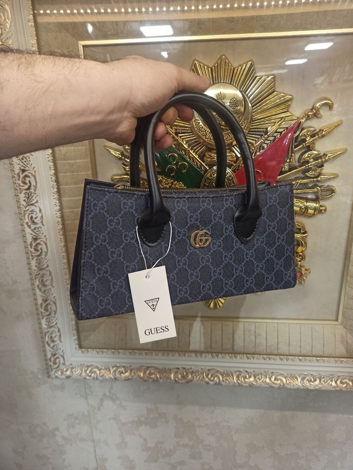 Siyah Deri Gucci Kadın Çanta - Görsel 4