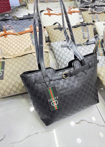 Kahverengi Baskılı Kadın Omuz Çantası - Görsel 2