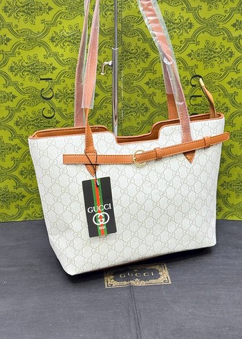 Kahverengi Baskılı Kadın Omuz Çantası - Görsel 7