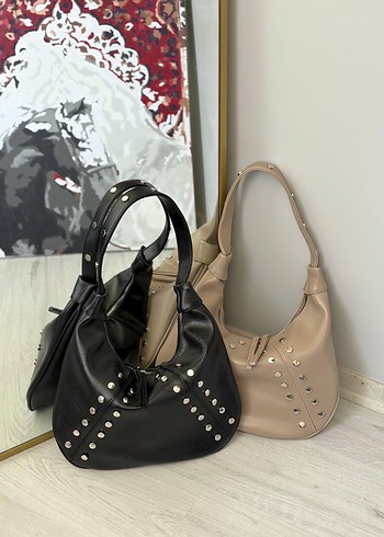 Koyu Kahverengi Deri Kadın Omuz Çantası - Görsel 5