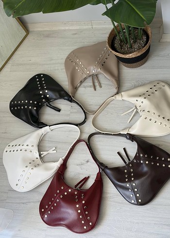 Koyu Kahverengi Deri Kadın Omuz Çantası - Görsel 7