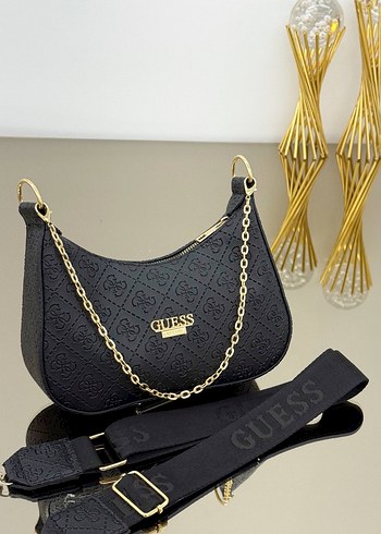 Pembe Baskılı Kadın Omuz Çantası - Görsel 9