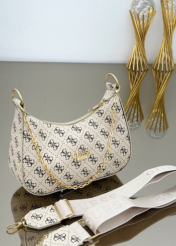 Pembe Baskılı Kadın Omuz Çantası - Görsel 7