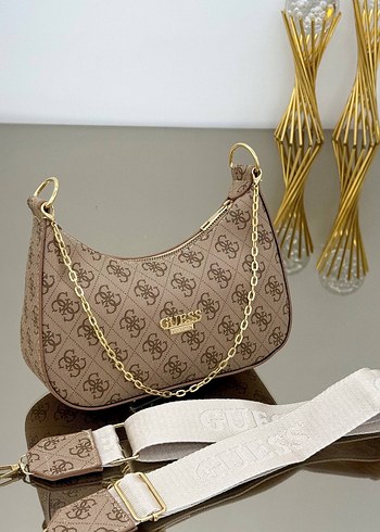 Pembe Baskılı Kadın Omuz Çantası - Görsel 2