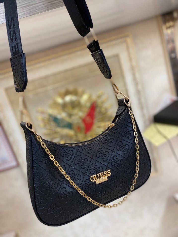 Pembe Baskılı Kadın Omuz Çantası - Görsel 4