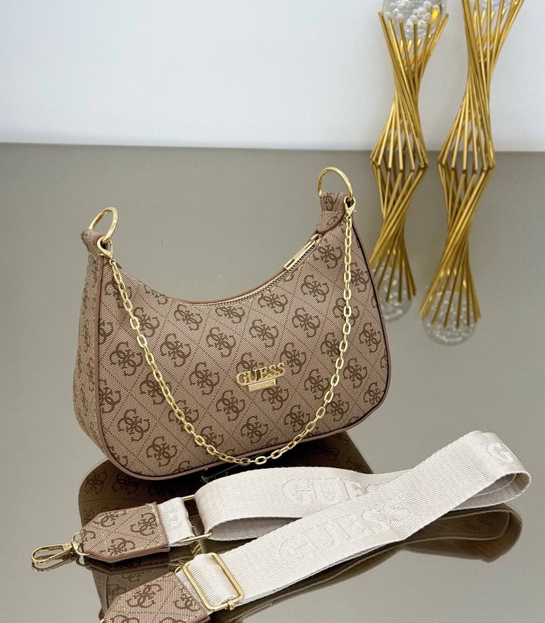 Pembe Baskılı Kadın Omuz Çantası - Görsel 2