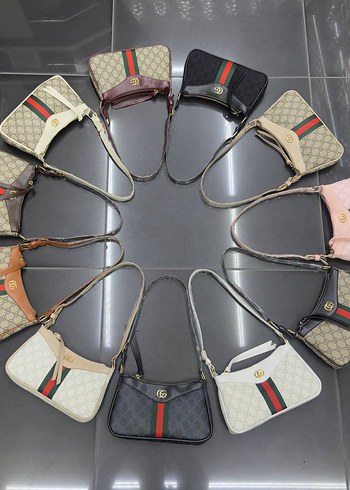 Siyah Deri Kadın Omuz Çantası - Görsel 7