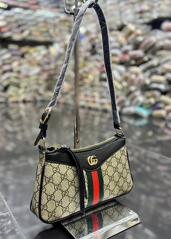 Siyah Deri Kadın Omuz Çantası - Görsel 4