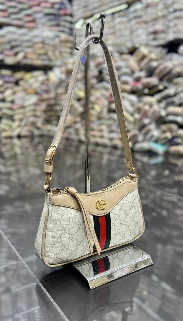 Siyah Deri Kadın Omuz Çantası - Görsel 3