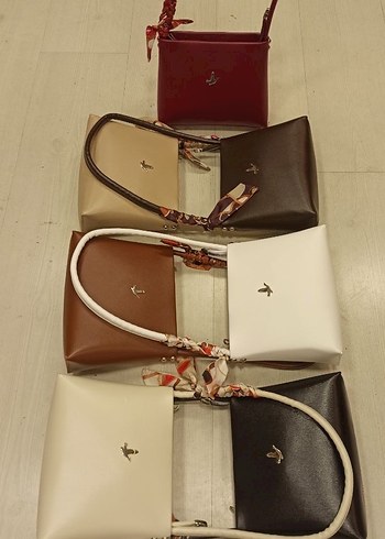 Bordo Deri Kadın Çanta Püsküllü - Görsel 8