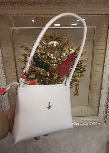 Bordo Deri Kadın Çanta Püsküllü - Görsel 3