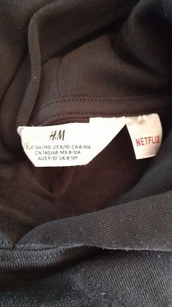10 Yaş Beden siyah Renk 9 ve 10 yaş sweatshirt