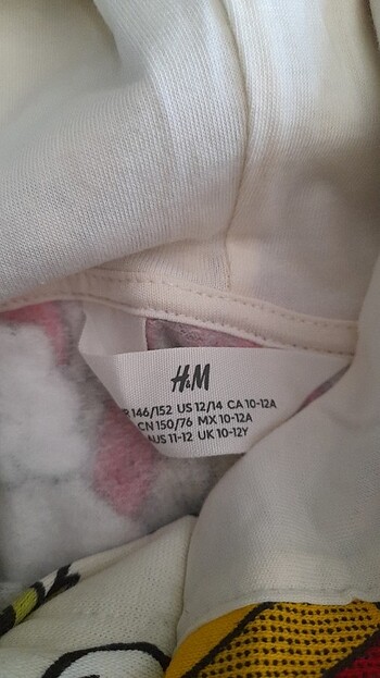 11-12 Yaş Beden 11 ve 12 yaş sweatshirt