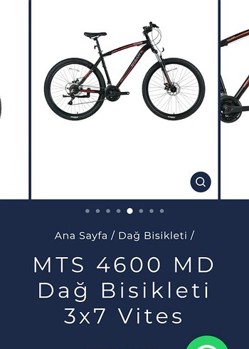 SATILIK BİSAN MTB4600 BİSİKLET - Görsel 3