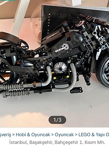 Beden Lego technic muadili motosiklet