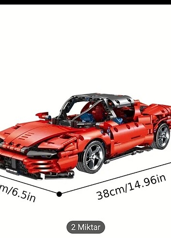 Lego technic muadili ferrari araba 