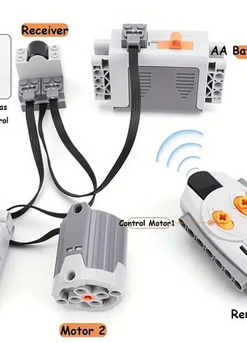 Beden Lego technik araçlar için motor mekanizması