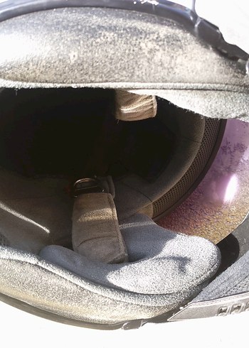 SHOEI Metal Gri Parlak Motosiklet Kaskı - Görsel 6