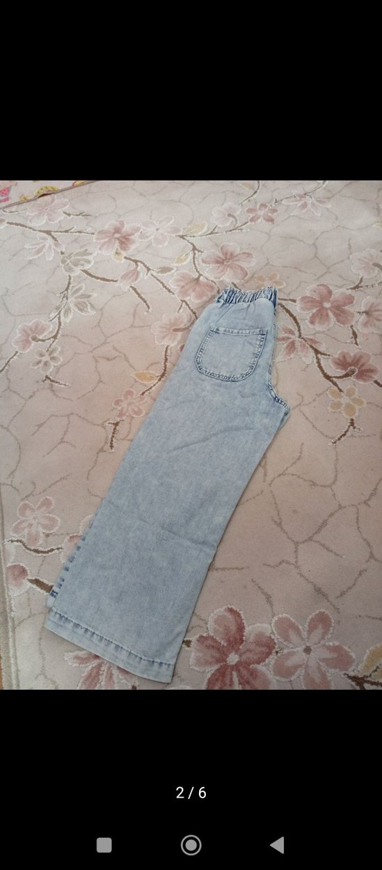 Rahat Kesim Midi Kot Pantolon - Görsel 2