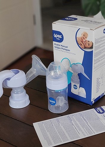 Wee Pratik Manuel Göğüs Pompası - Mavi - Görsel 2