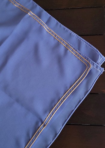 Lila Renkli İnce Krep Eşarp - Görsel 3