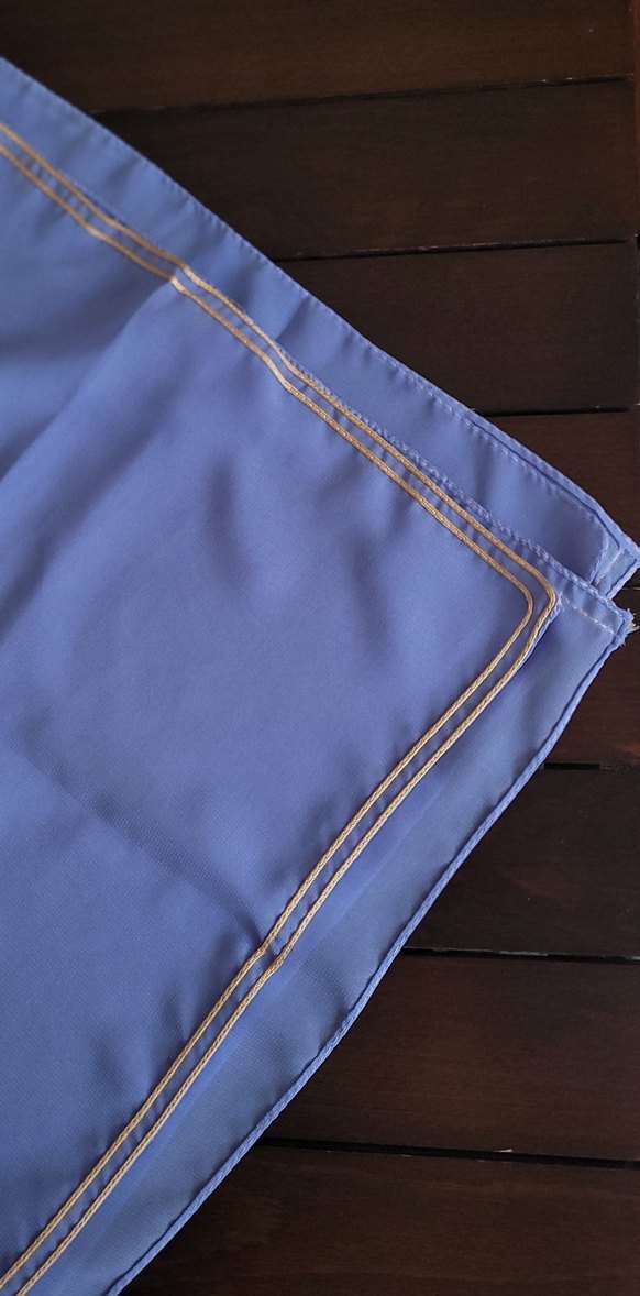 Lila Renkli İnce Krep Eşarp - Görsel 3