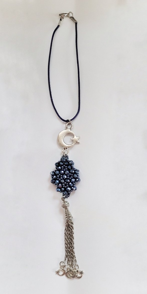 Boncuk İşleme Araba Aksesuarı (Cevşenli) - Görsel 2