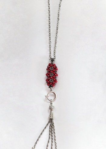 Boncuk İşlemesi Araba Aksesuarı (Cevşenli) - Görsel 2