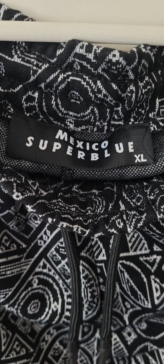 Erkek Bohem Gri Desenli Örme / Triko Pantolon - Görsel 4