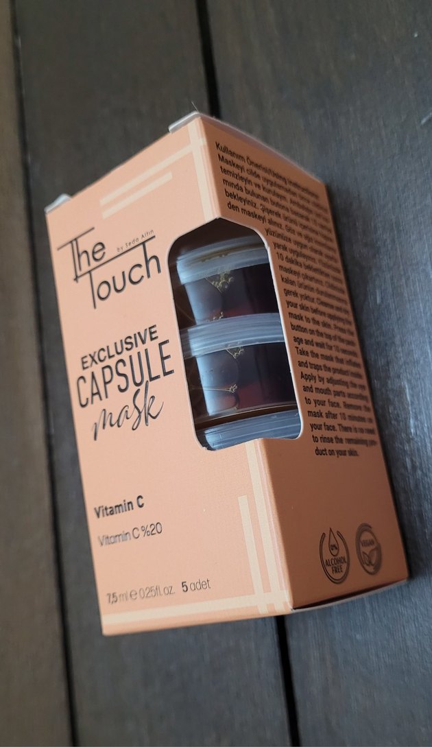 The Touch by Seda Altın Vitamin C Kapsül Maske 4'lü - Görsel 4