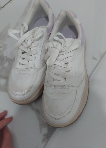 bershka Beyaz Kadın Spor Ayakkabı