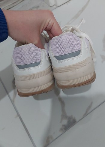 37 Beden bershka Beyaz Kadın Spor Ayakkabı