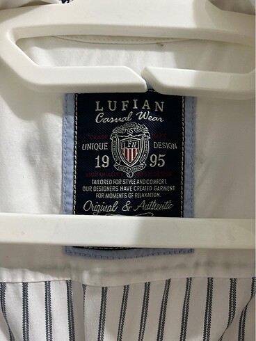 s/m Beden Lufian çizgi detaylı gömlek