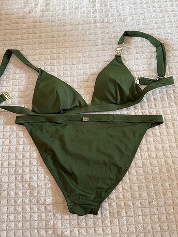 l Beden yeşil Renk Network Bikini takımı