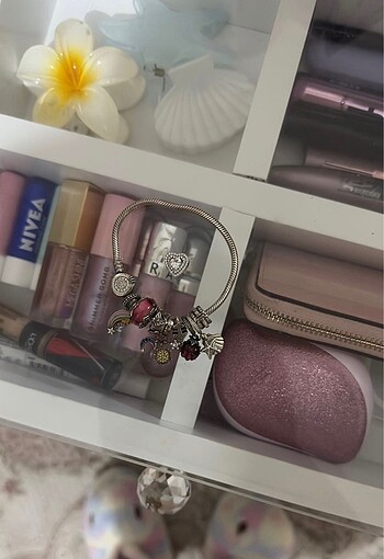 Pandora Taşlı kalp charm