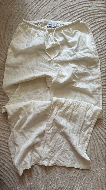 Bershka keten pantolon