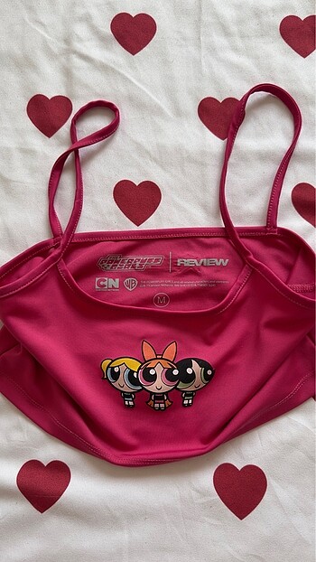 Bershka powerpuff girls crop